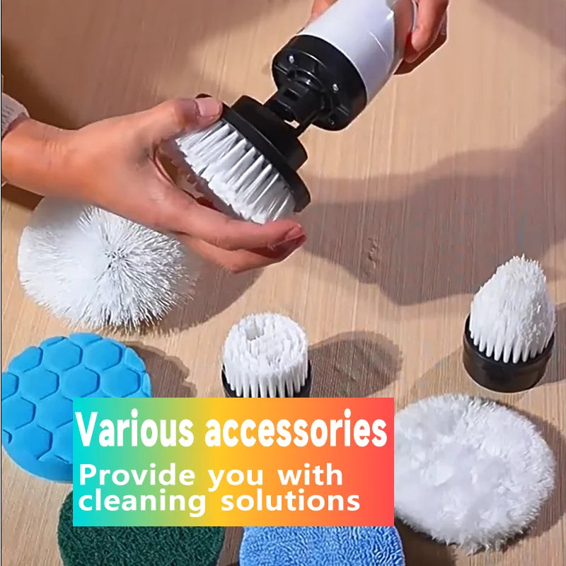 CleanEase Electric Scrubber – Power Through Dirt with Ease! - Electric Spin Scrubbers