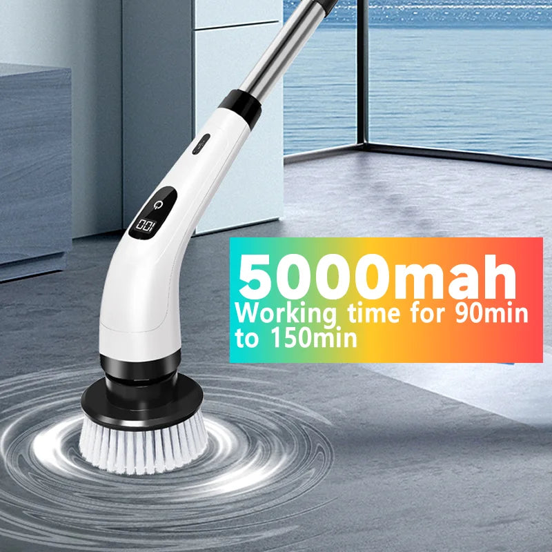 CleanEase Electric Scrubber – Power Through Dirt with Ease! - Electric Spin Scrubbers